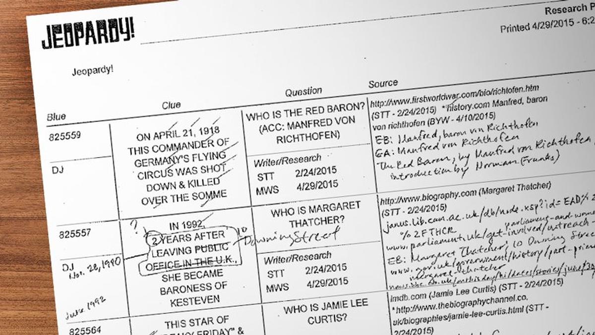 What It Takes To Be A Jeopardy Researcher J Buzz Jeopardy Com