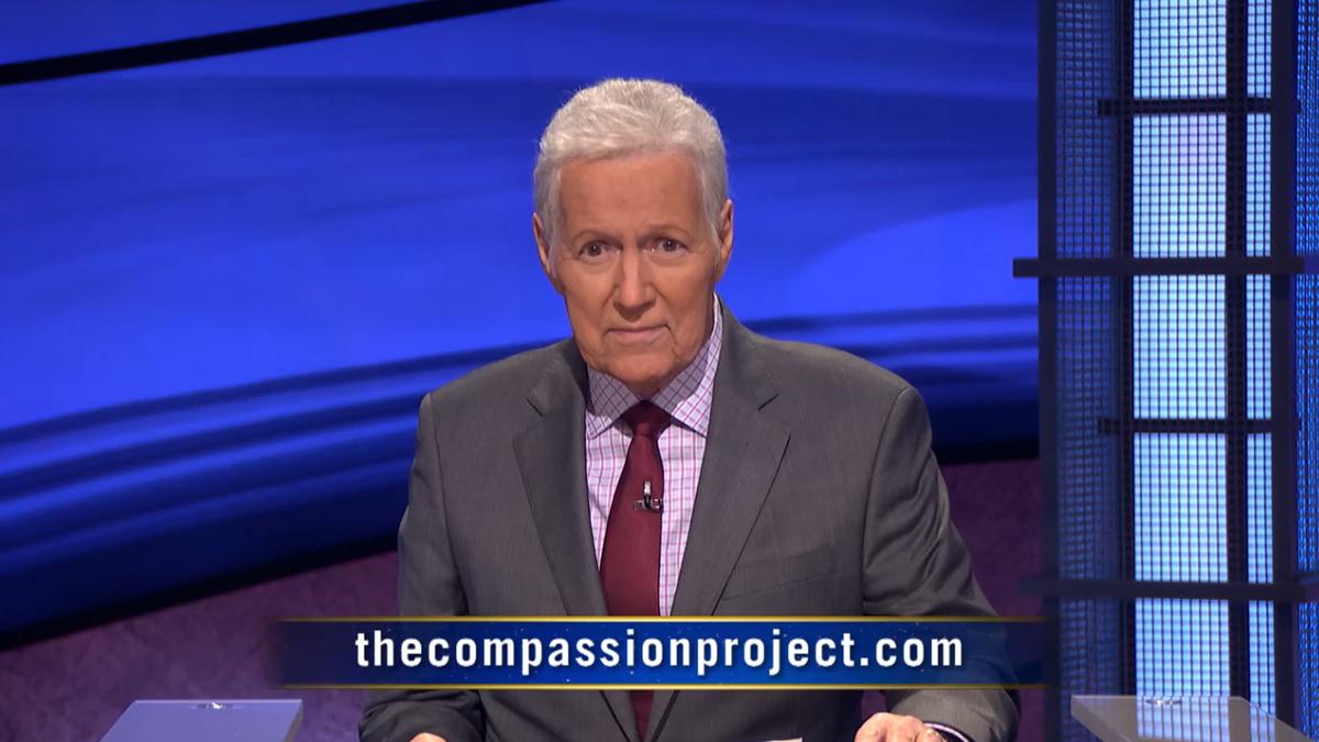 Alex Trebek with www.thecompasionproject.com