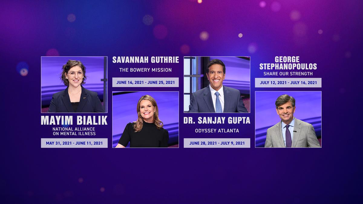 Jeopardy Guest Host Schedule J Buzz Jeopardy Com