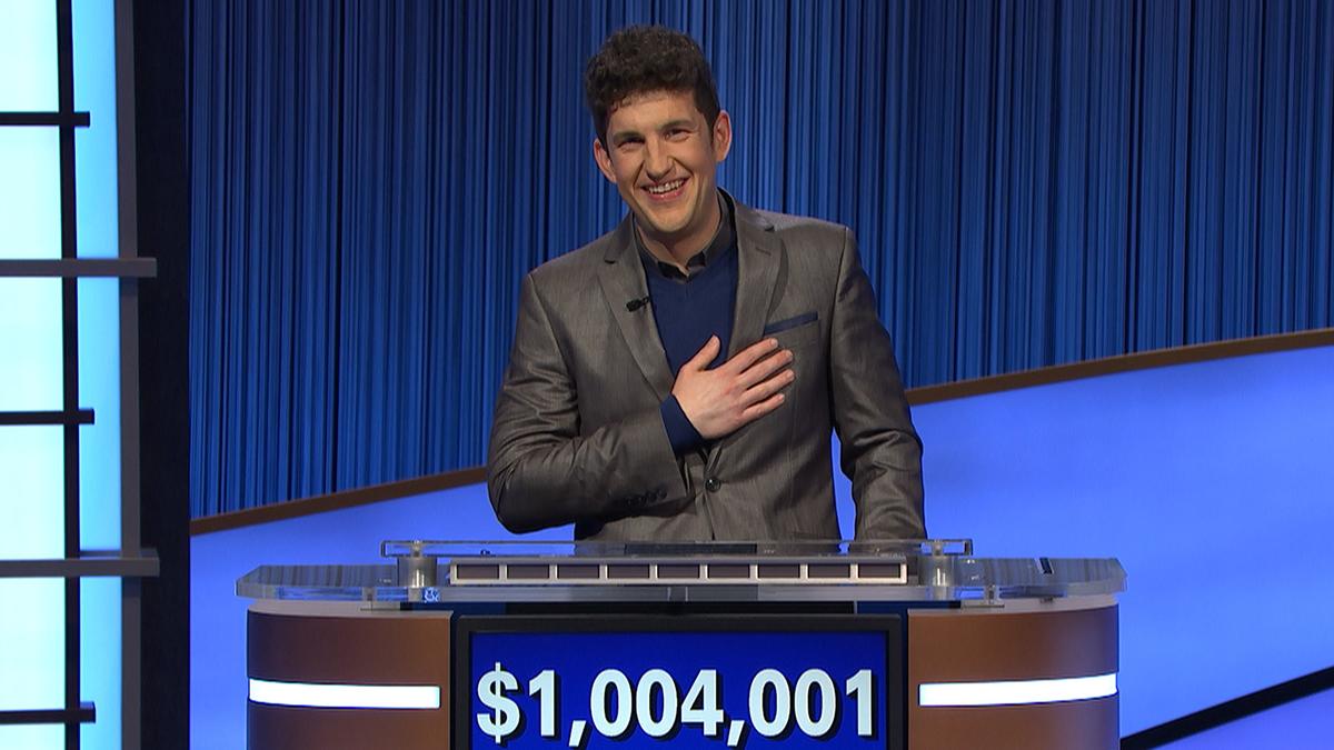 Matt Amodio on set with $1,004,001 score