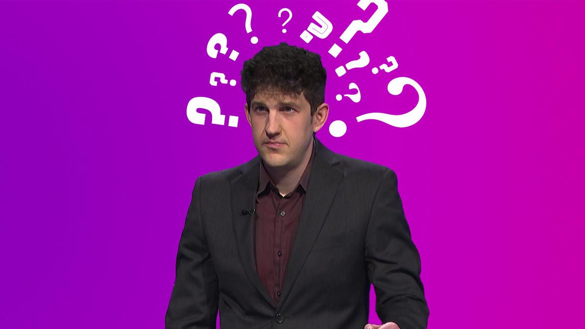 Matt Amodio with question marks over his head.