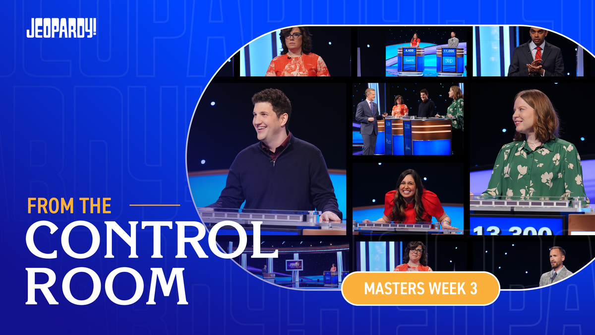 From the control room Masters Week 3