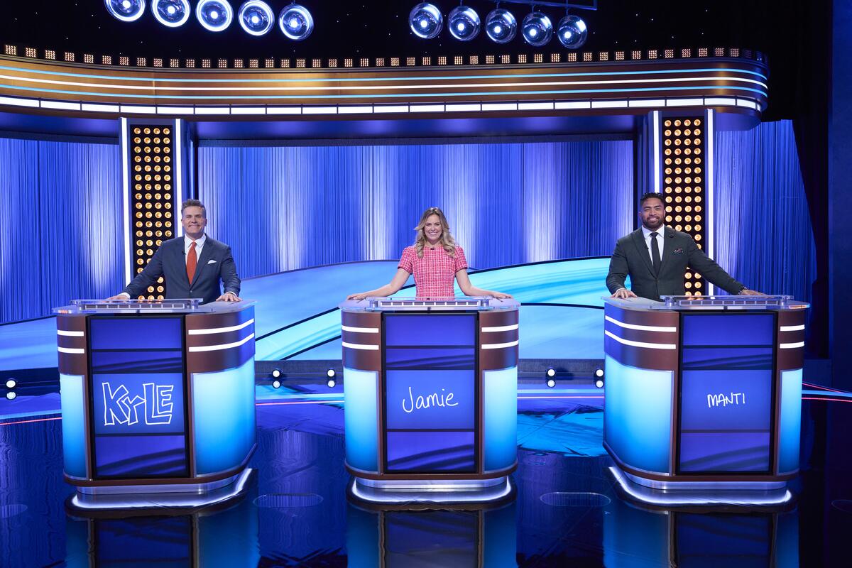 Kyle Brandt, Jamie Erdahl and Manti Te’o