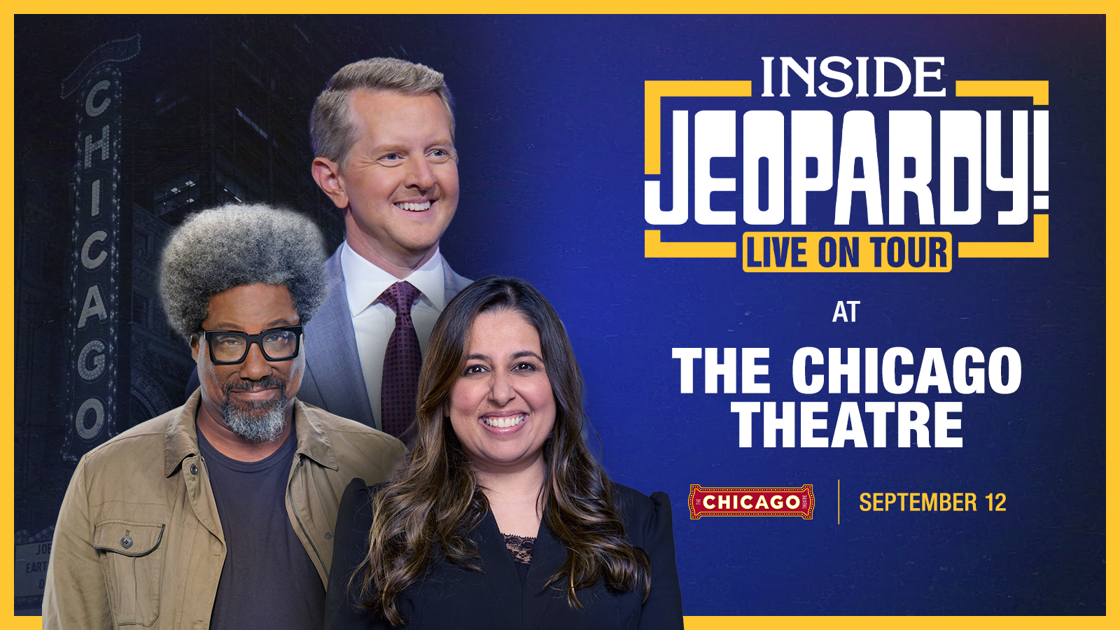 Inside Jeopardy! Live on Tour at The Chicago Theatre 9/12