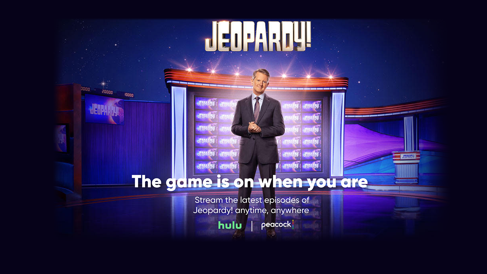 Jeopardy! The game is on when you are Stream the latest episodes of Jeopardy! anytime, anywhere hulu peacock