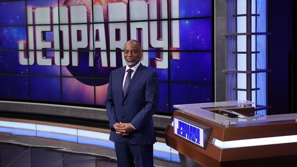 LeVar Burton on the Jeopardy! stage