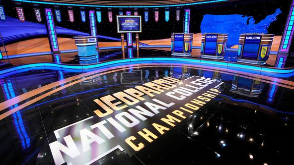The Jeopardy! National College Championship stage