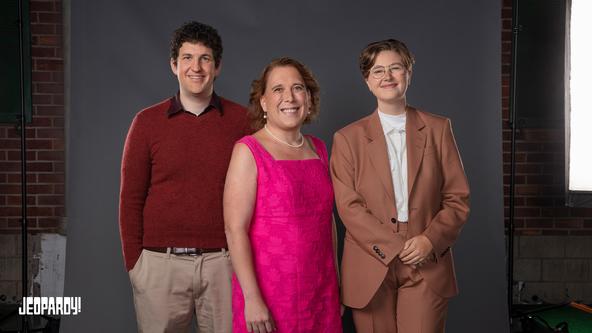 From left: Matt Amodio, Amy Schneider, Mattea Roach