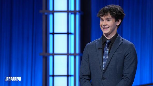 Justin Bolsen on the Alex Trebek Stage.