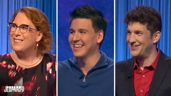 Amy Schneider, James Holzhauer, and Matt Amodio