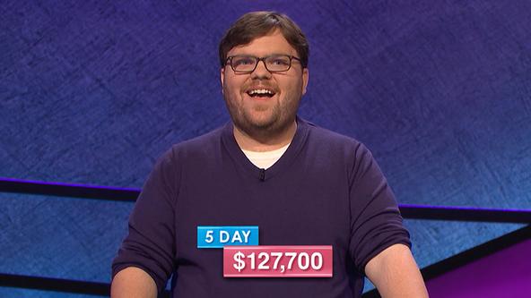 Streaking Contestant: Wins 5 Games J!Buzz | Jeopardy.com
