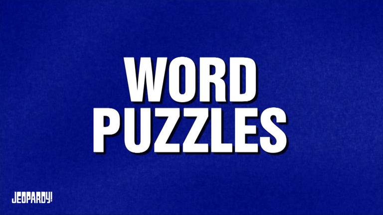WORD PUZZLES