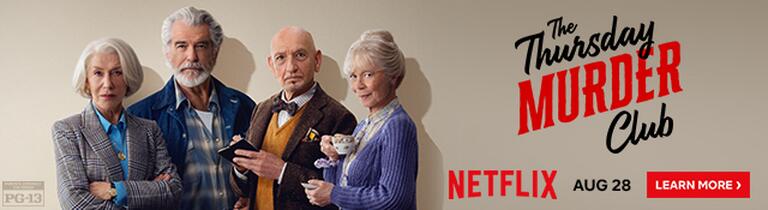 The Thursday Murder Club Netflix Aug 28 Learn More